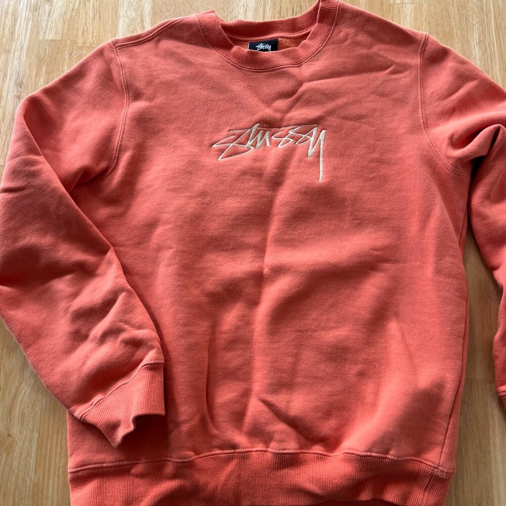 Stüssy Embroidered Logo Crewneck Sweatshirt - Picture 5 of 5
